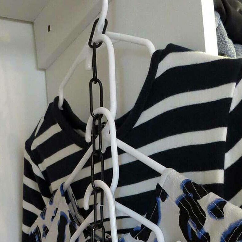 DIY Tiered Hangers for More Closet Storage