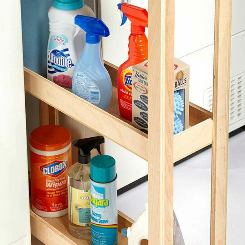 Skinny Laundry Room Cart
