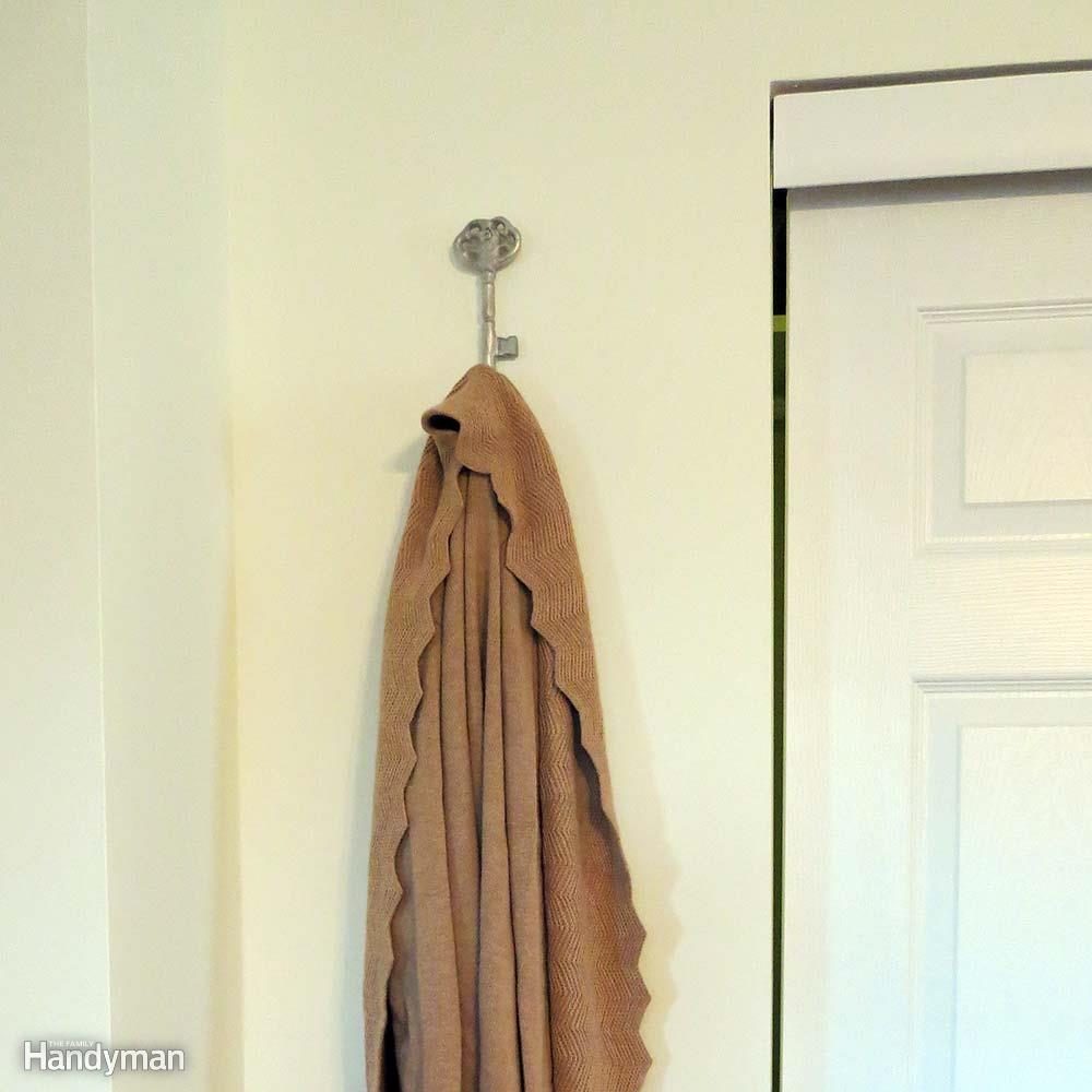 hooks in the closet