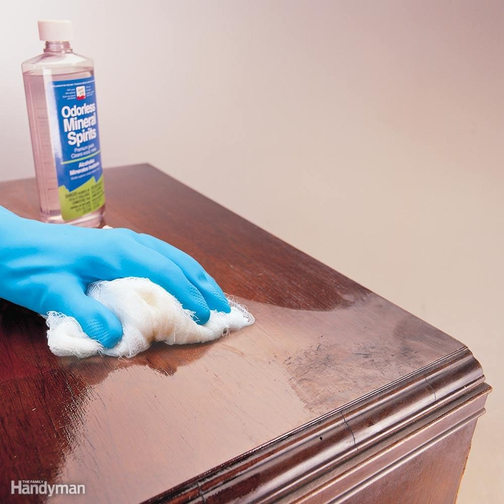 Renew Wood with Mineral Spirits