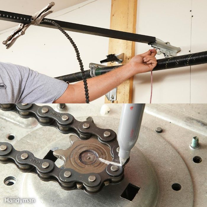 Fixing the trolley carriage on a garage door opener
