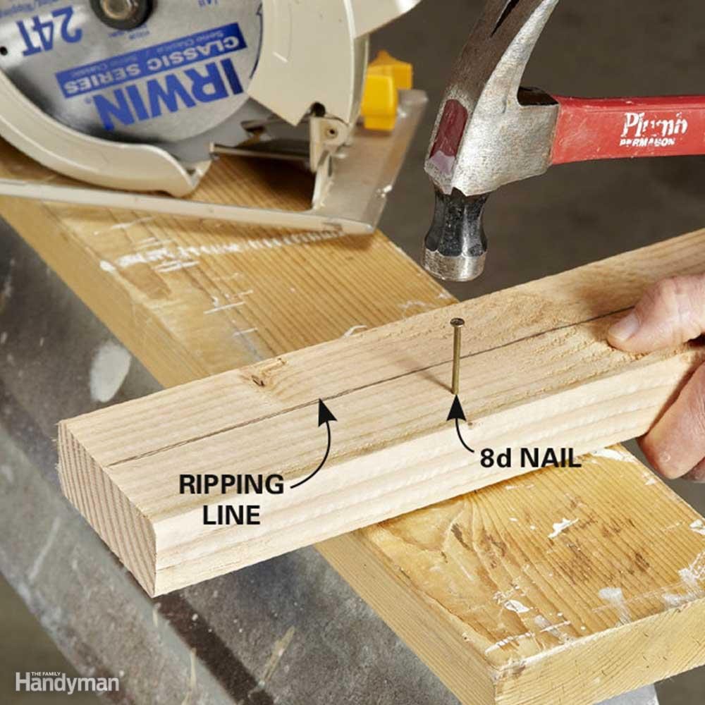 Use an 8d Nail as a Third Hand