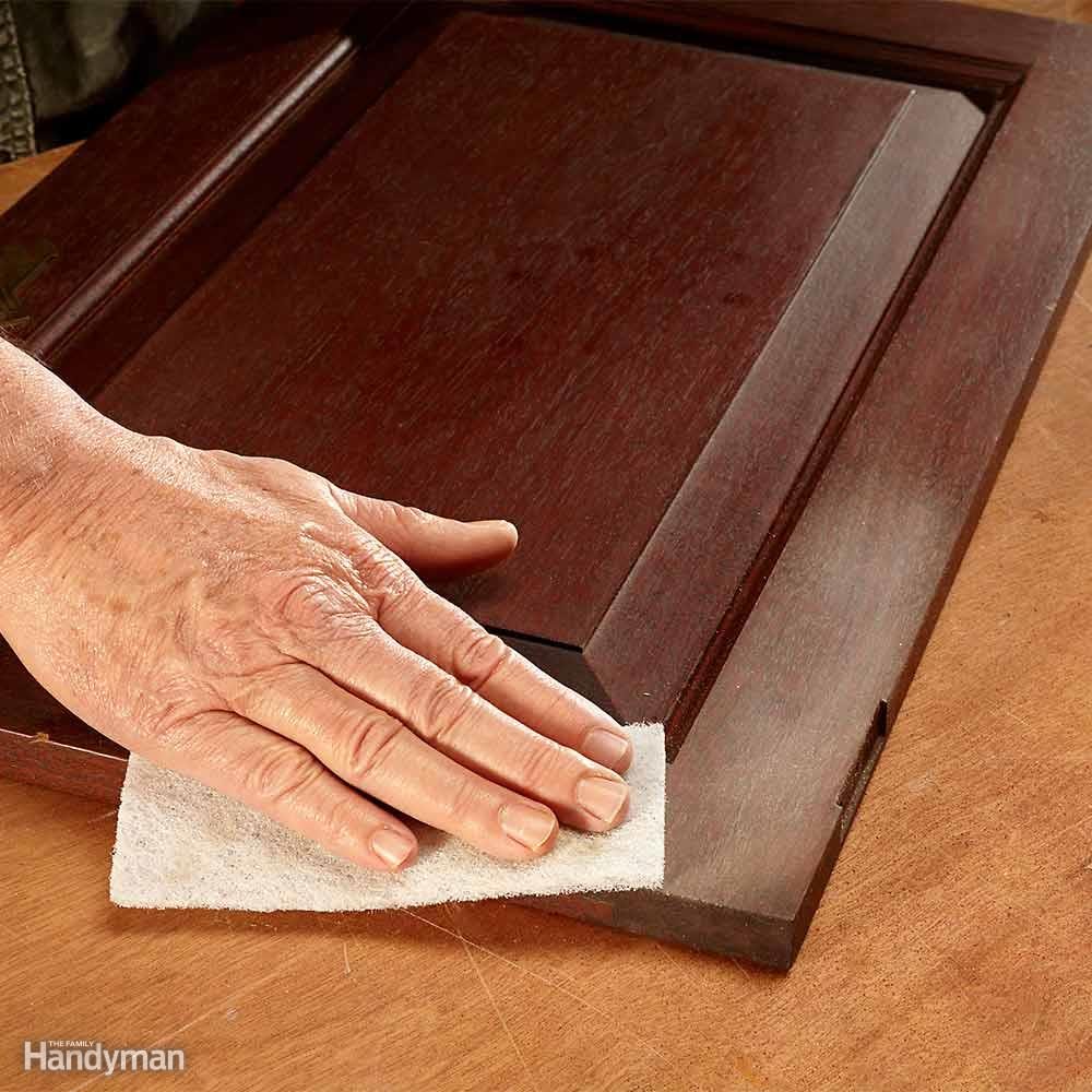 Refinish Kitchen Cabinets With Water-Based Poly