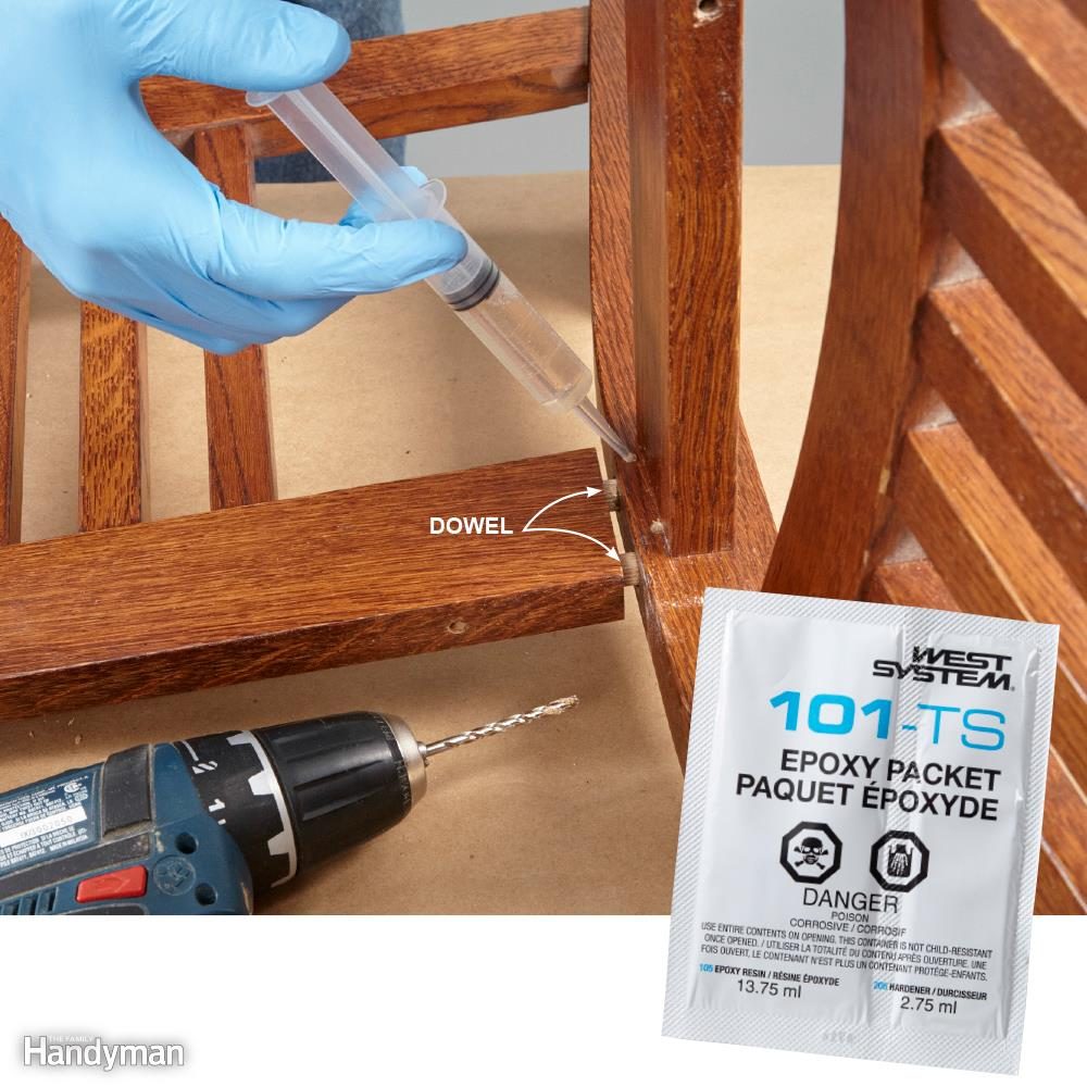 Inject Epoxy into Loose Joints