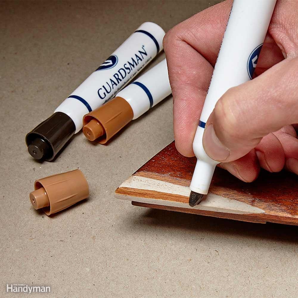 Color Epoxy Repairs With Stain Markers