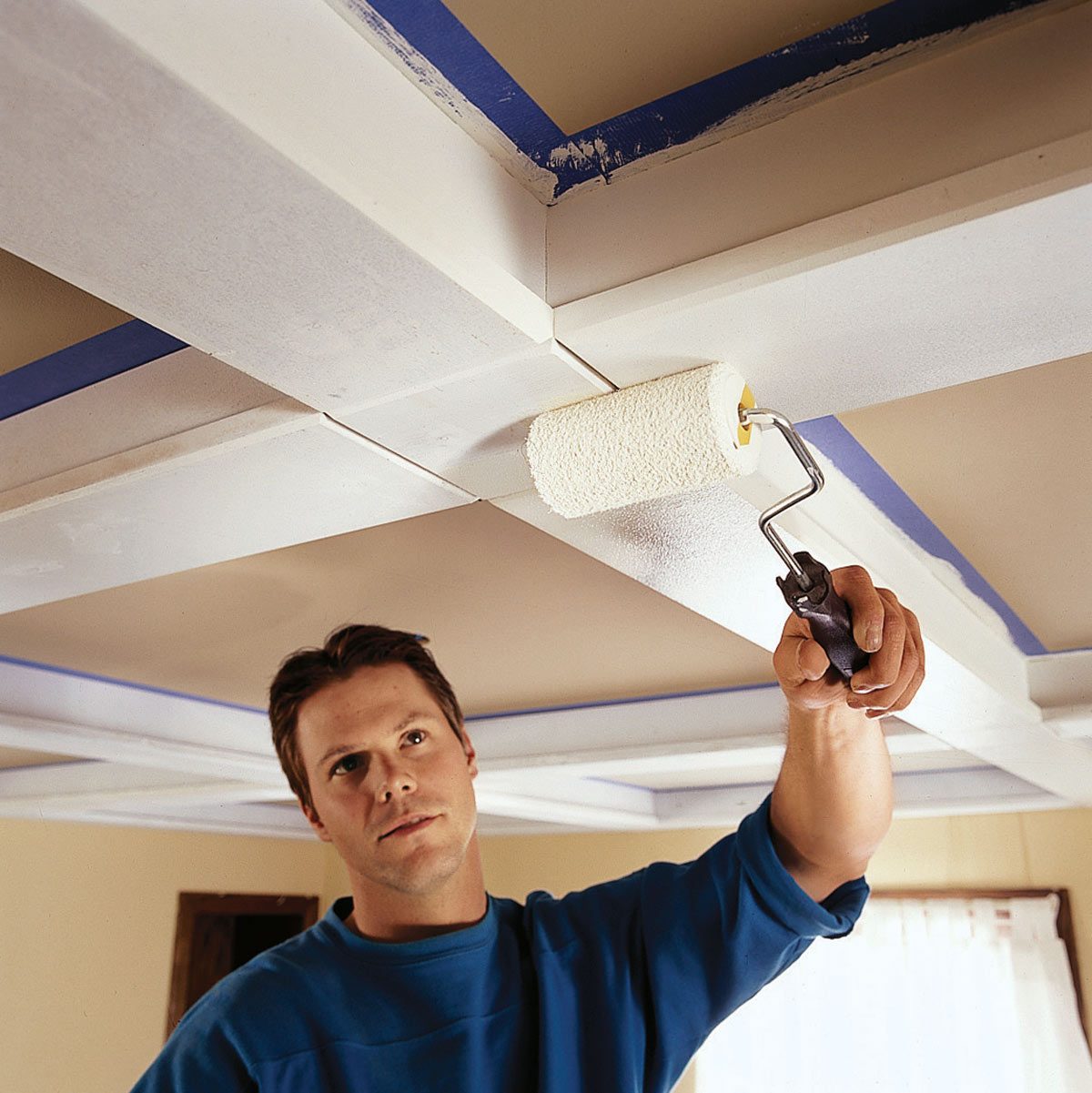 finish the ceiling beams
