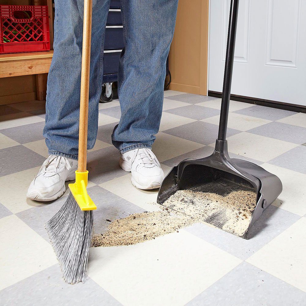 Sweep the floor