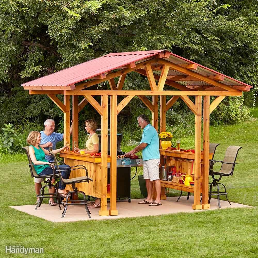 Make a Grill Gazebo