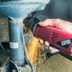 Cutting Off Rusty Bolts During Auto Repair