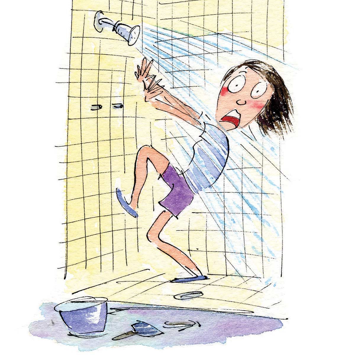 Unplanned Shower