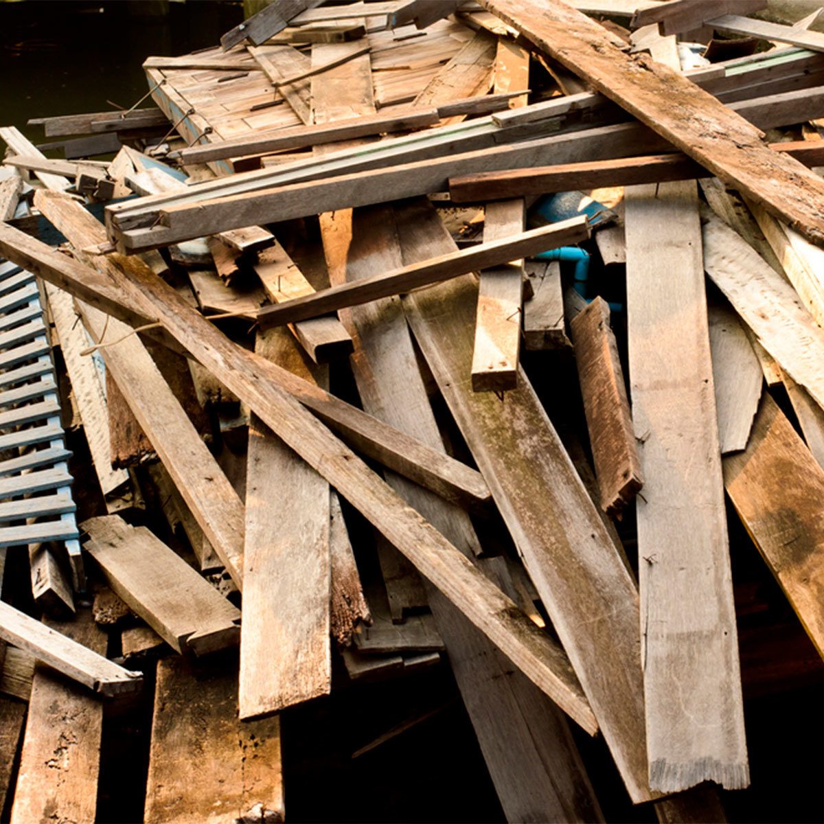 raw reclaimed wood