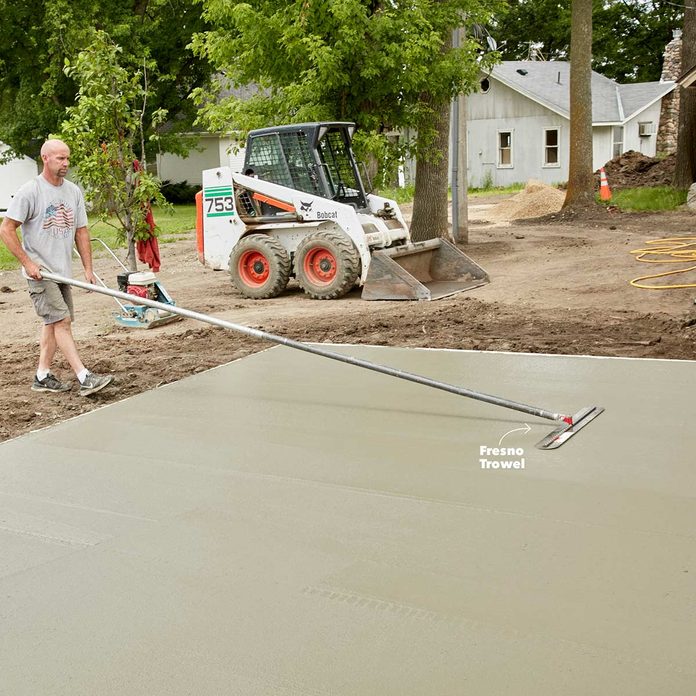 Don't over-trowel