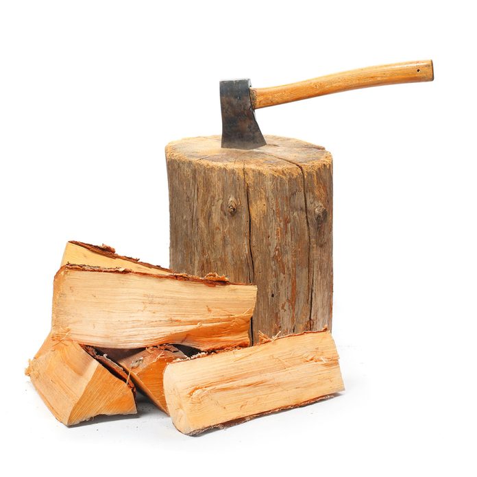 Chopping wood