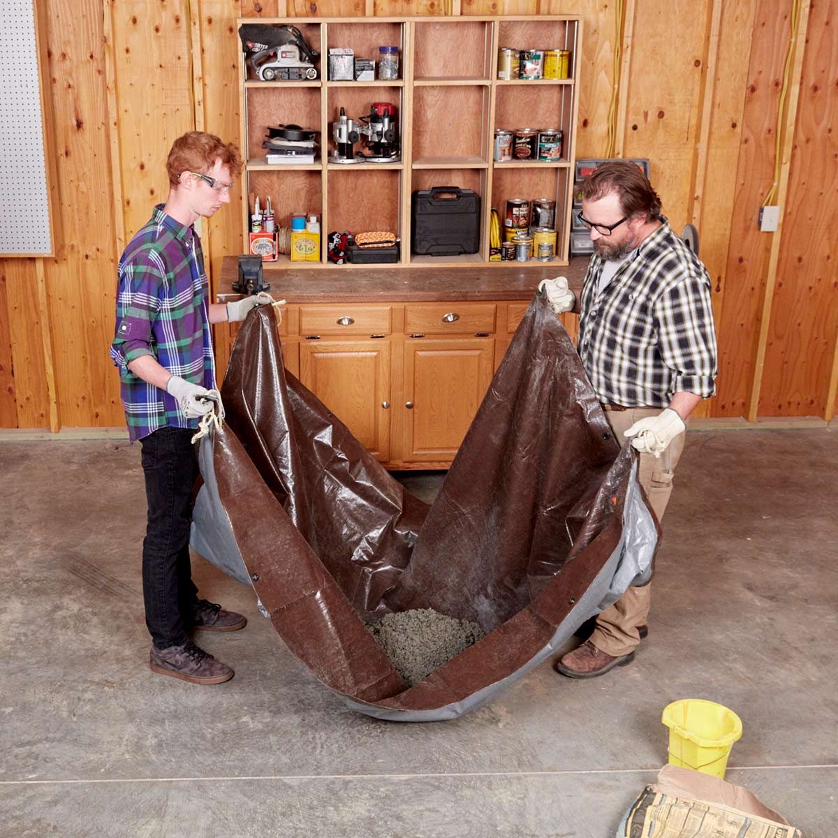 Tarp Cement Mixer