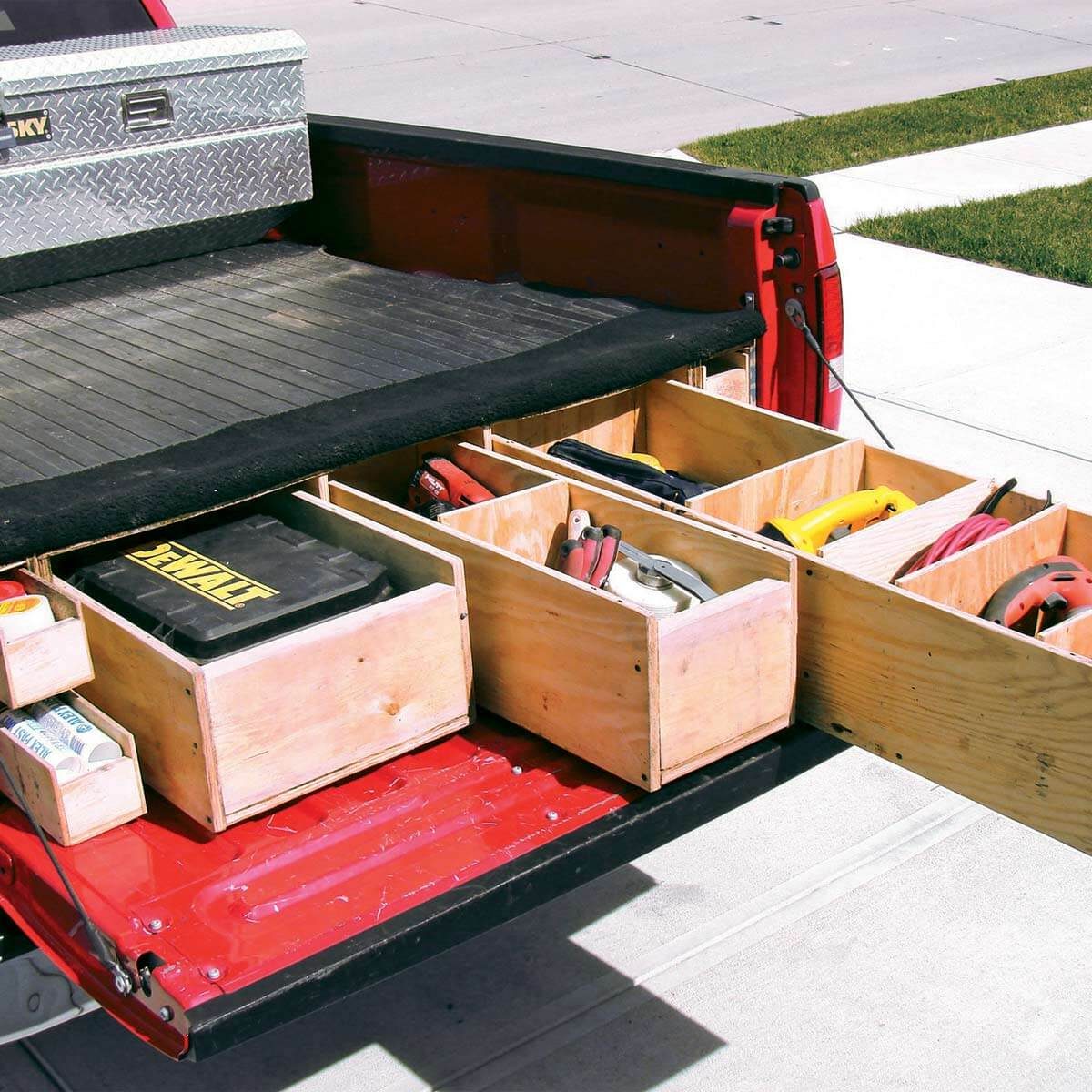Custom Truck Bed Drawers