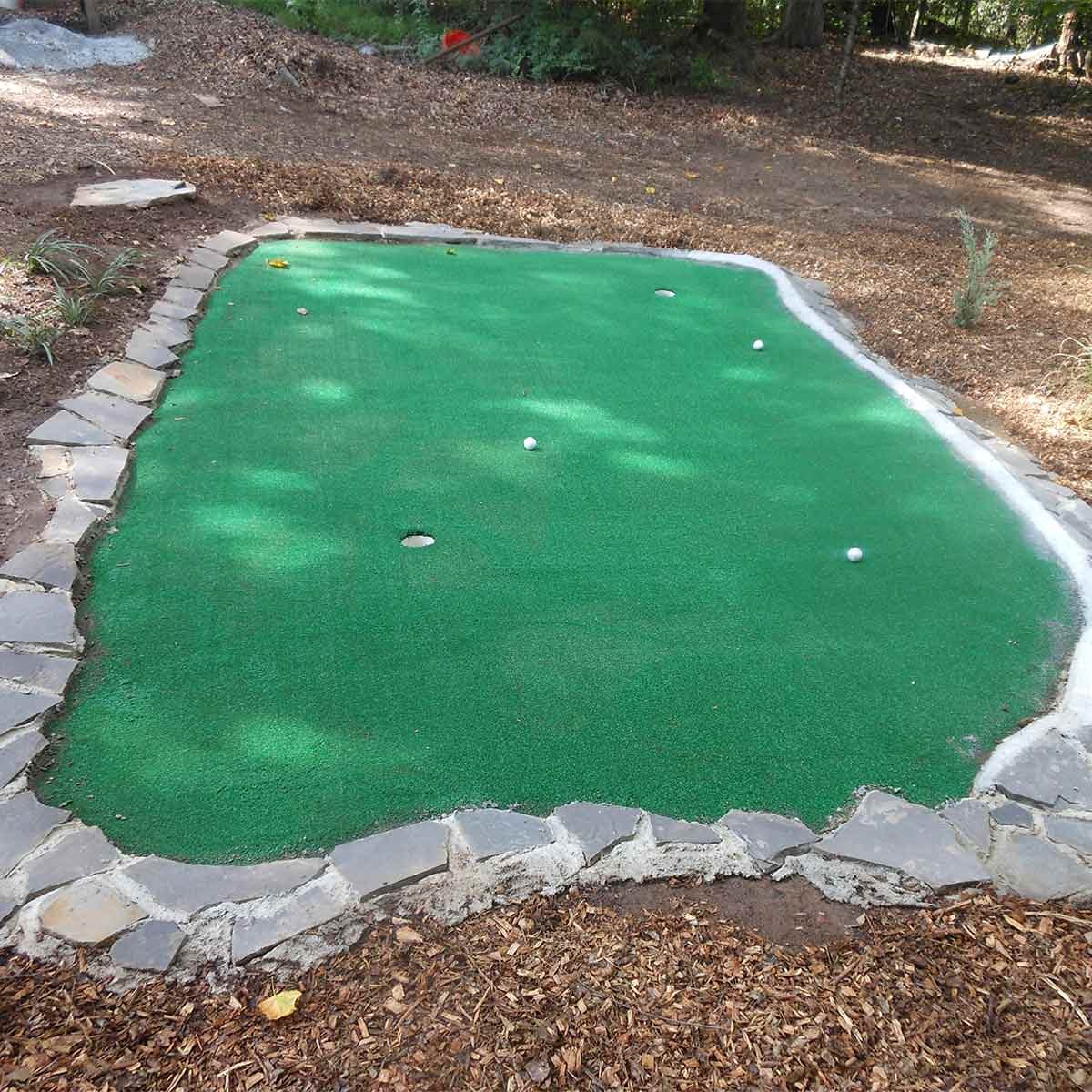 Backyard Putting Practice