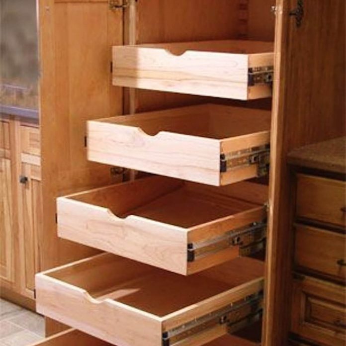 Converted Cabinet in Kitchen