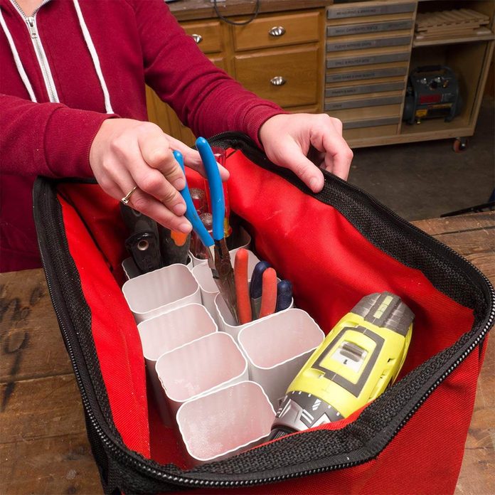 use gutters for tool organization