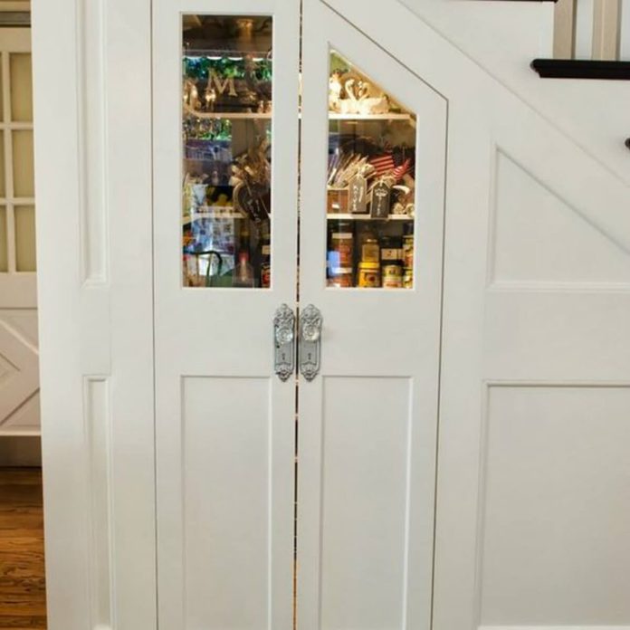 under stairs pantry