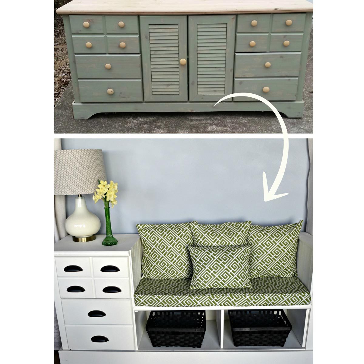 Dresser to Bench