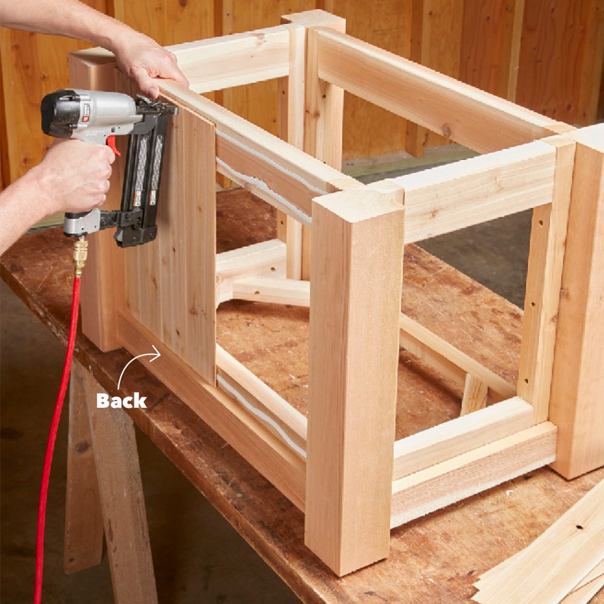 adding planks to fire table