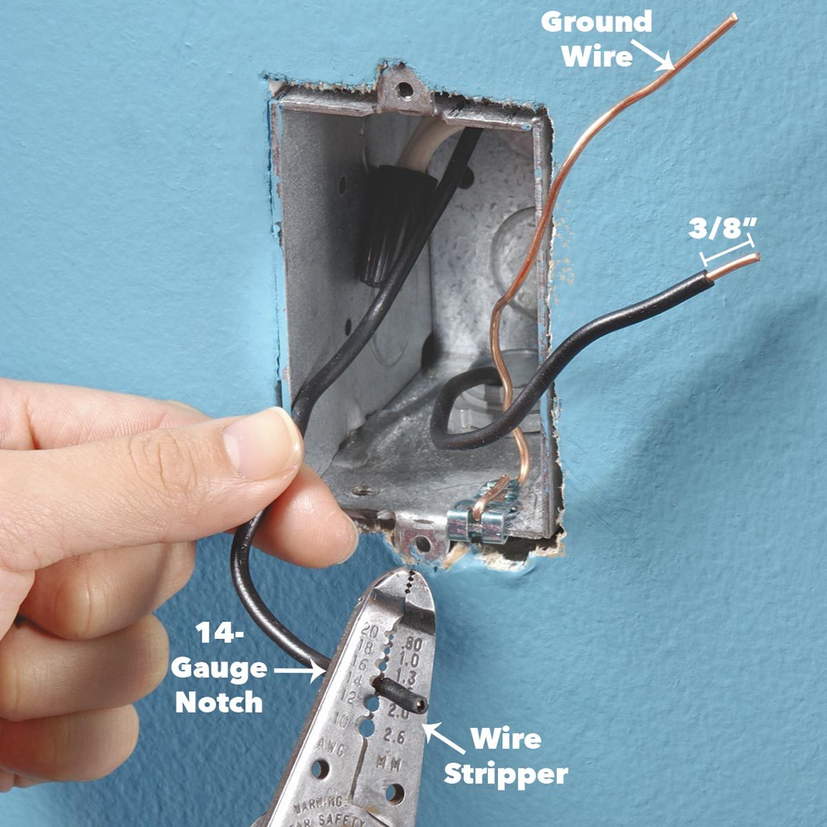 strip wire ends