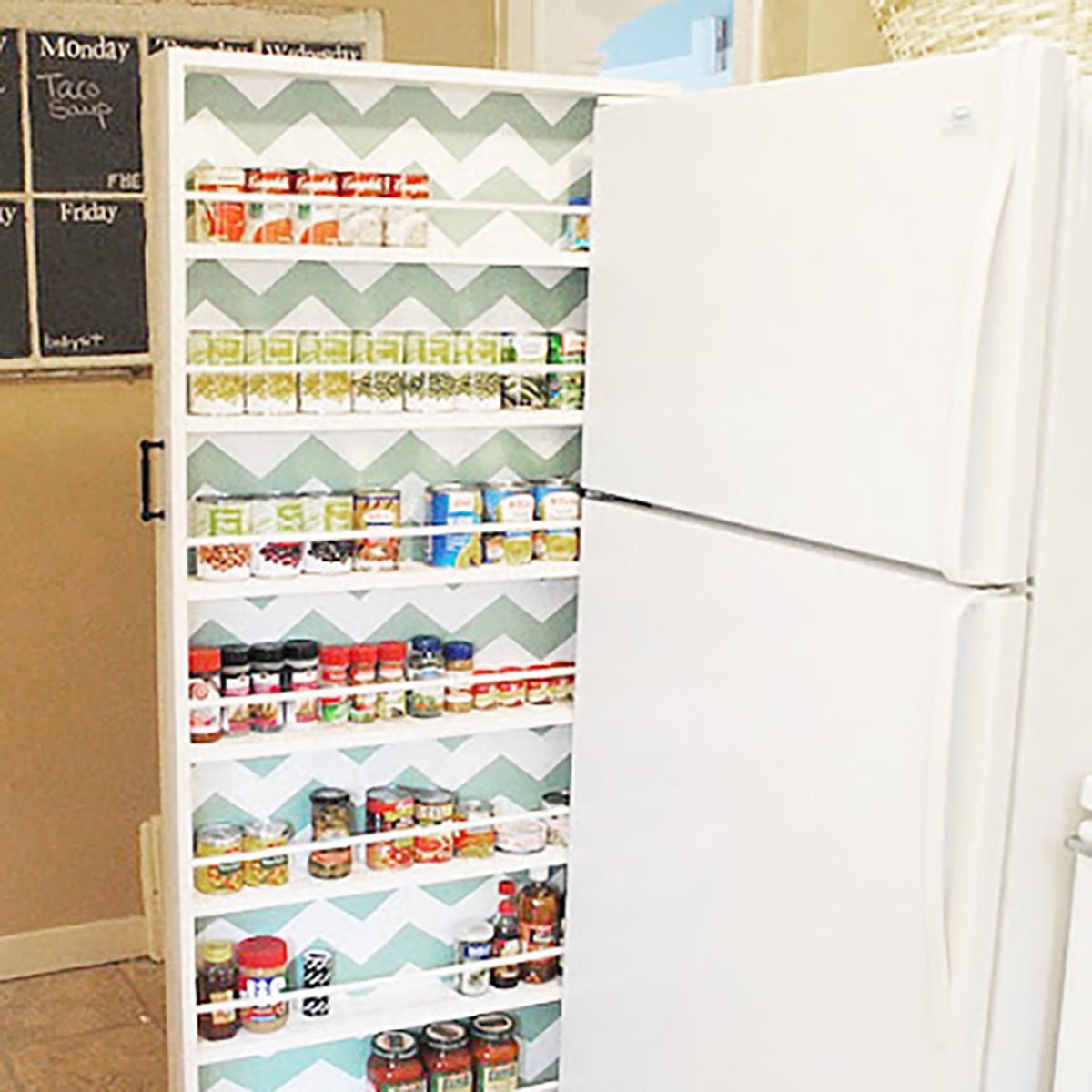 Fridge Gap Sliding Organizer