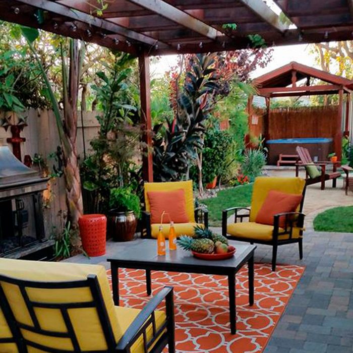 DIY backyard oasis