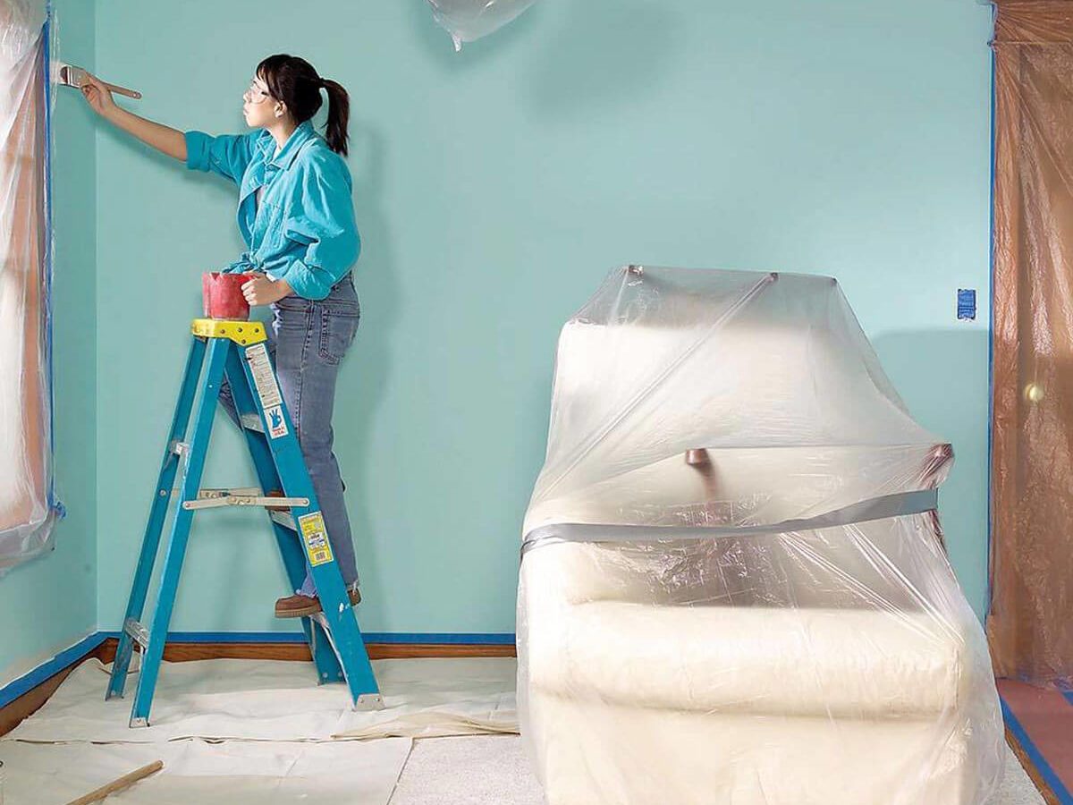 painting a room