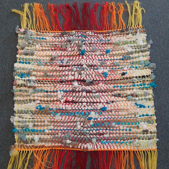 plastic bag rug
