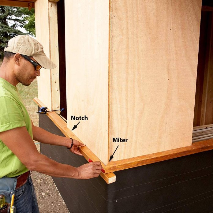 sill for shed plus shelter