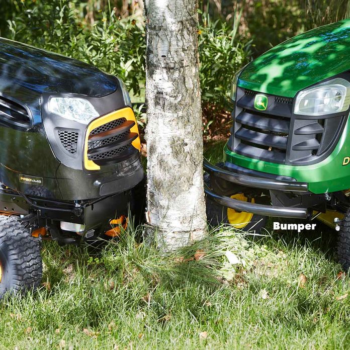 Lawn tractor bumper