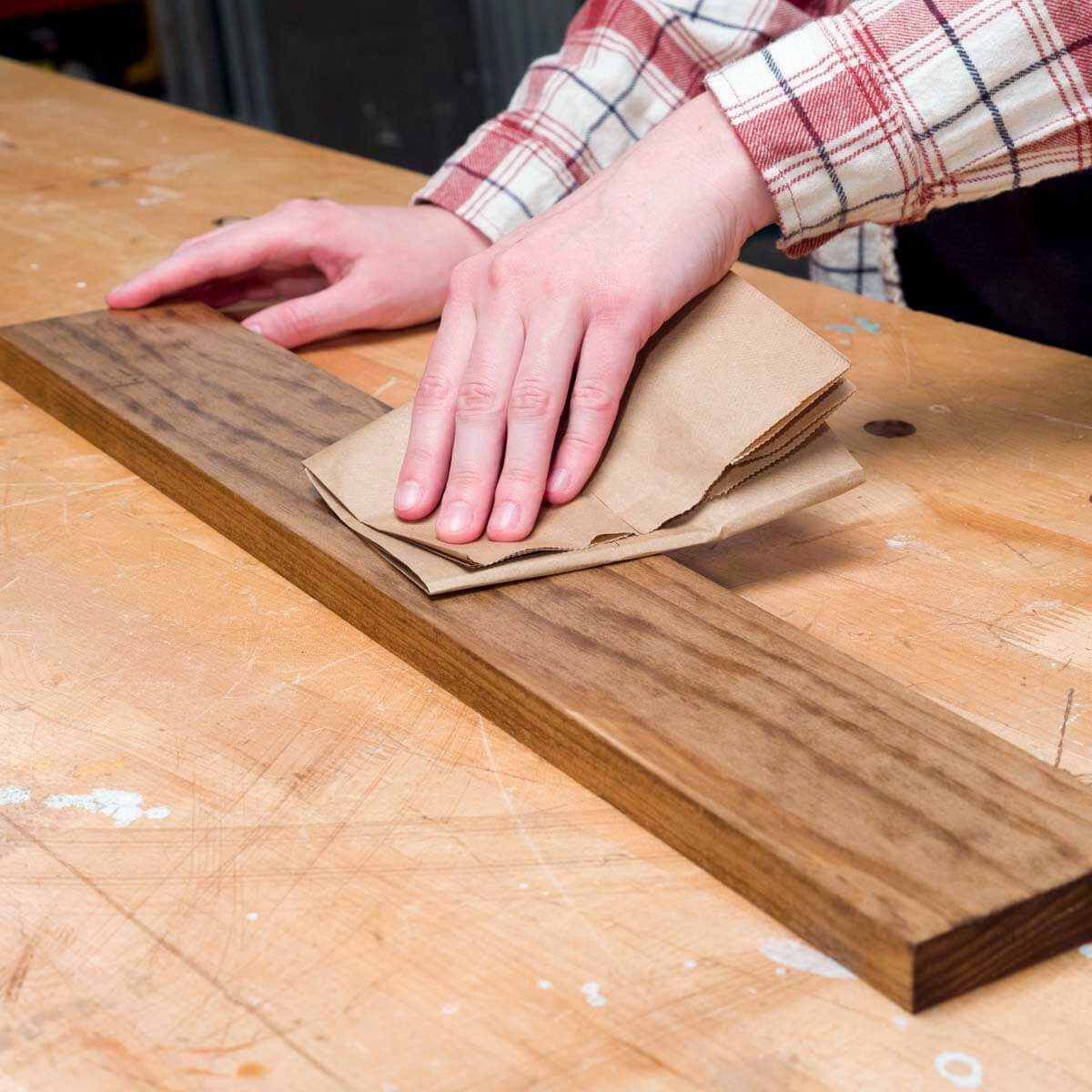 Brown Paper Bag Finishing Trick