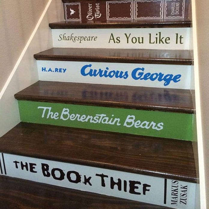 book titles stair risers