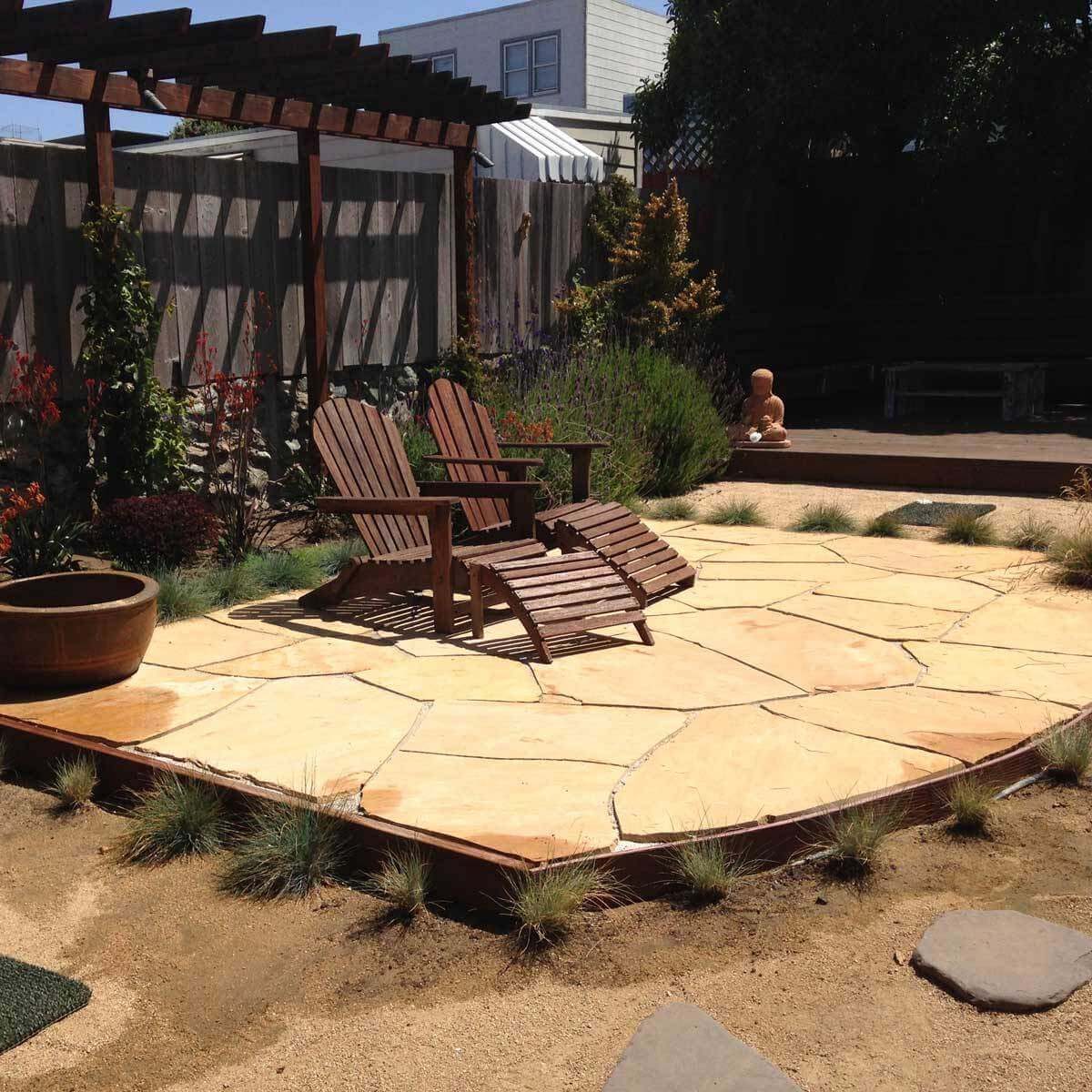 Sun-Soaked Patio small backyard patio