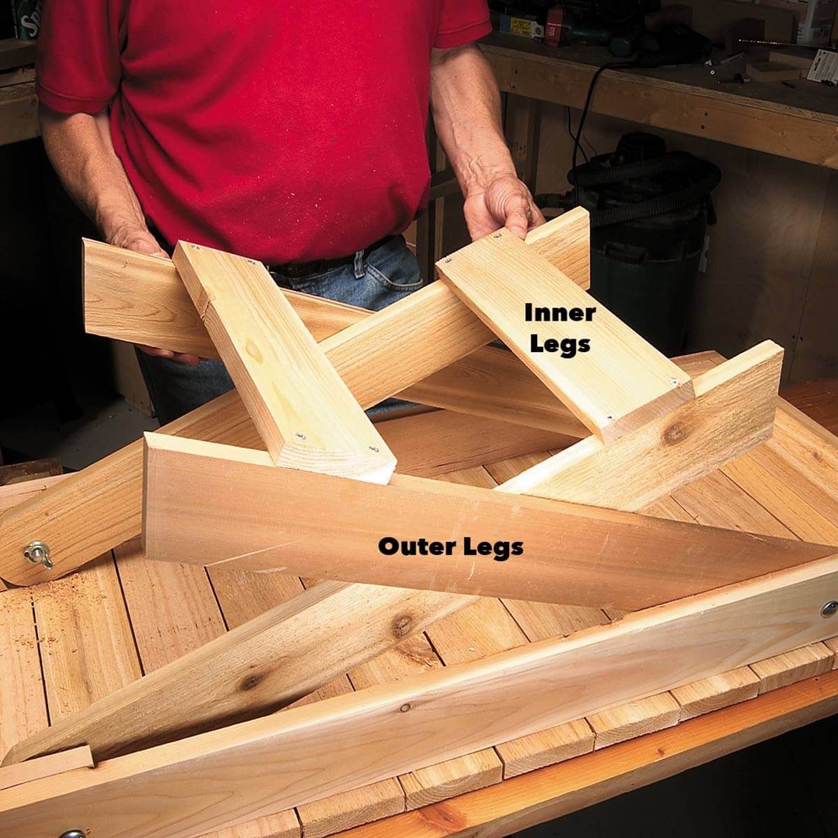 inner outer legs grill table