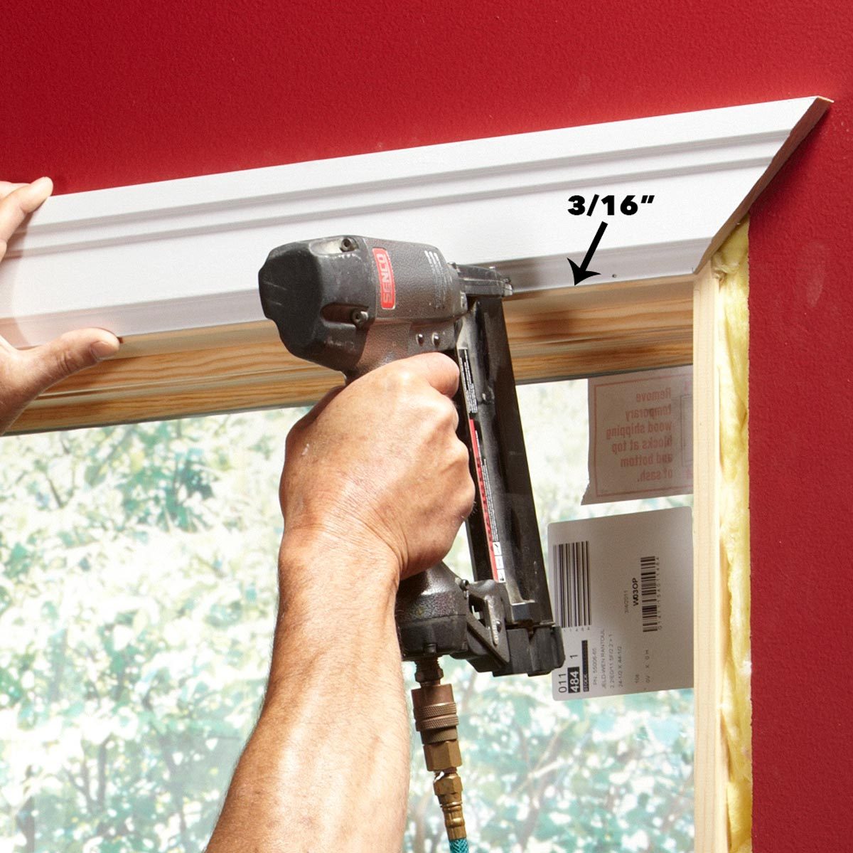 top window trim piece 