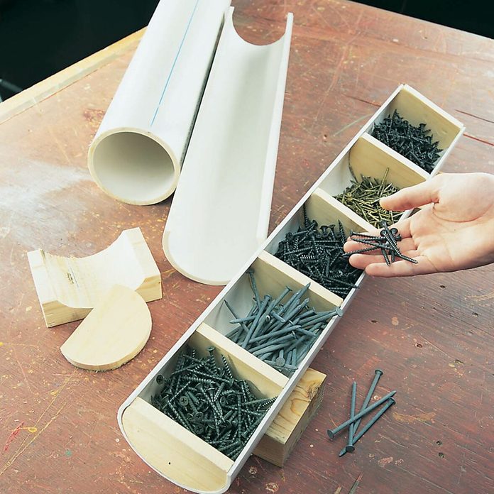 PVC-fastner-trough
