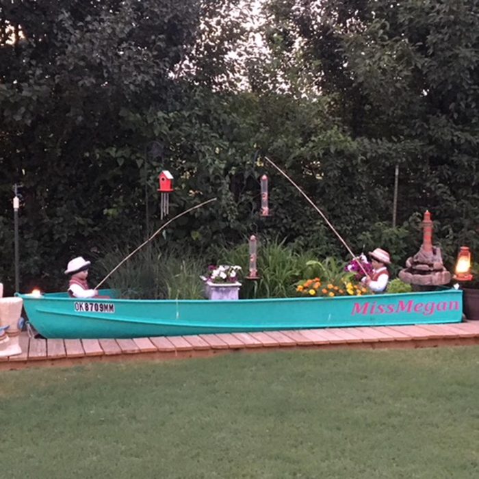 boat bird feeder
