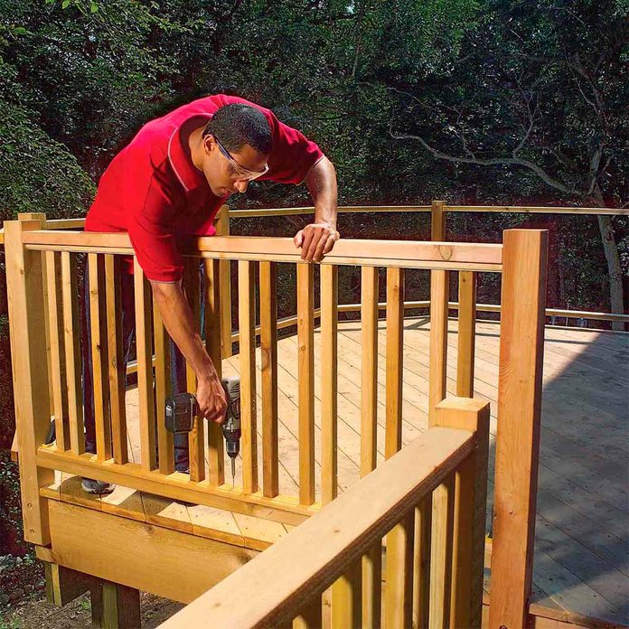 new railing before