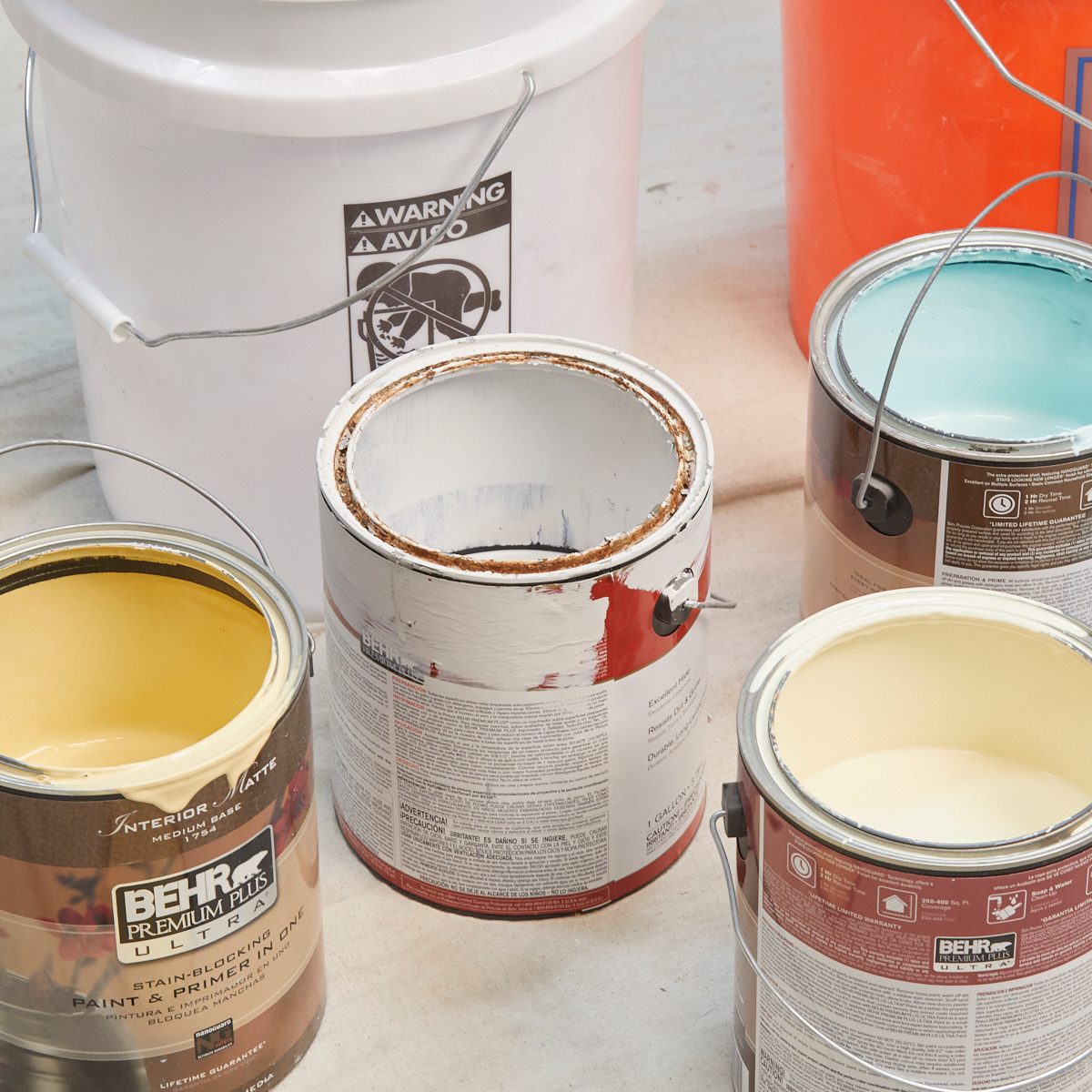 Leftover Paint Mixing