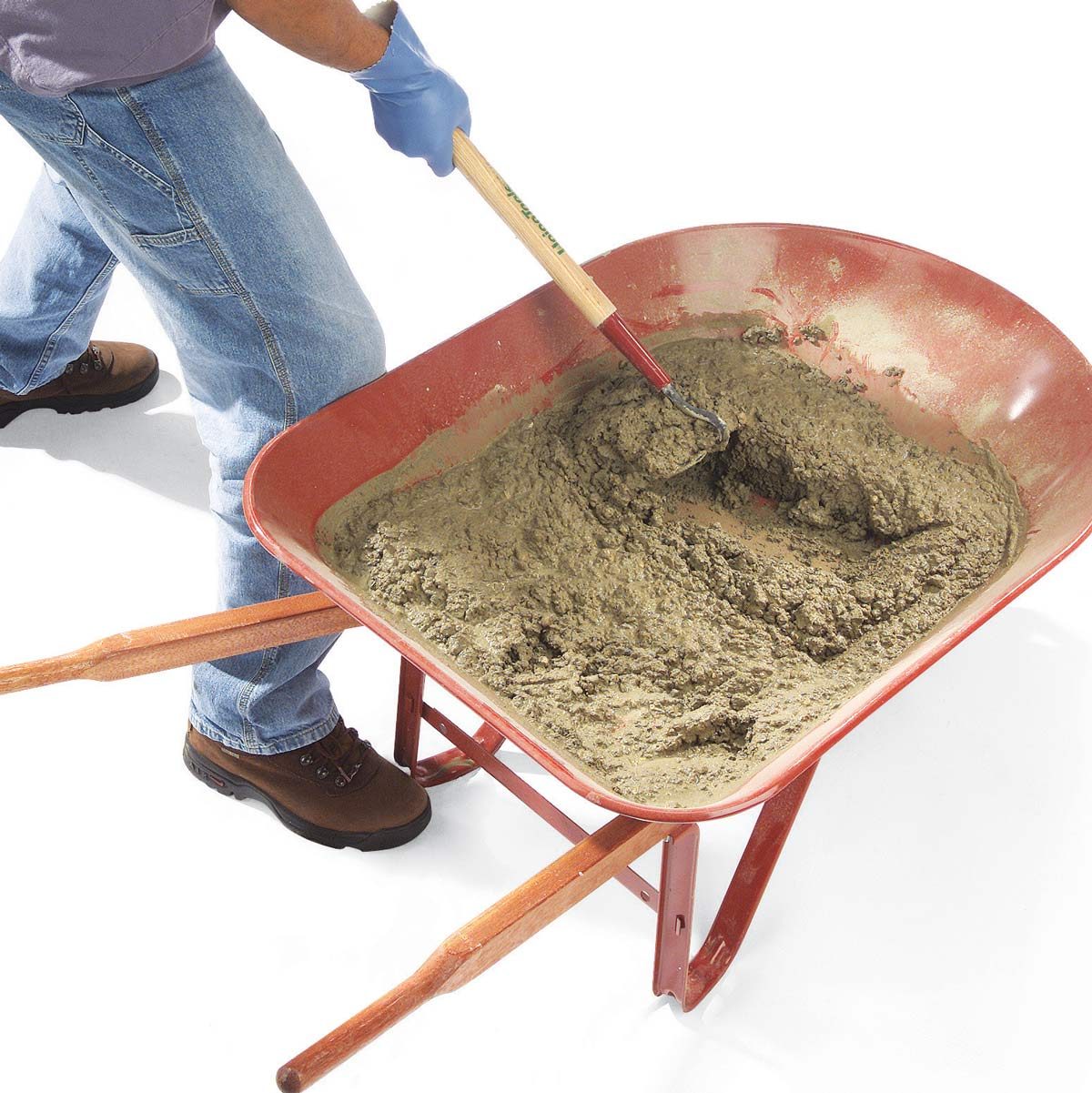 mixing concrete technique