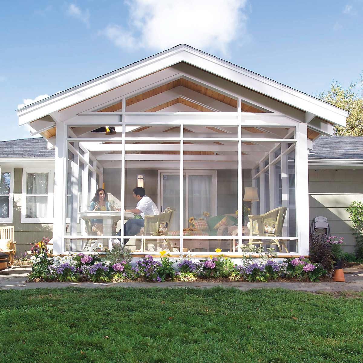 outside view of porch