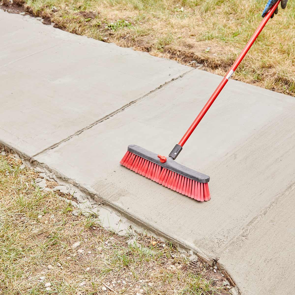 Sakrete Flo_Coat brooming