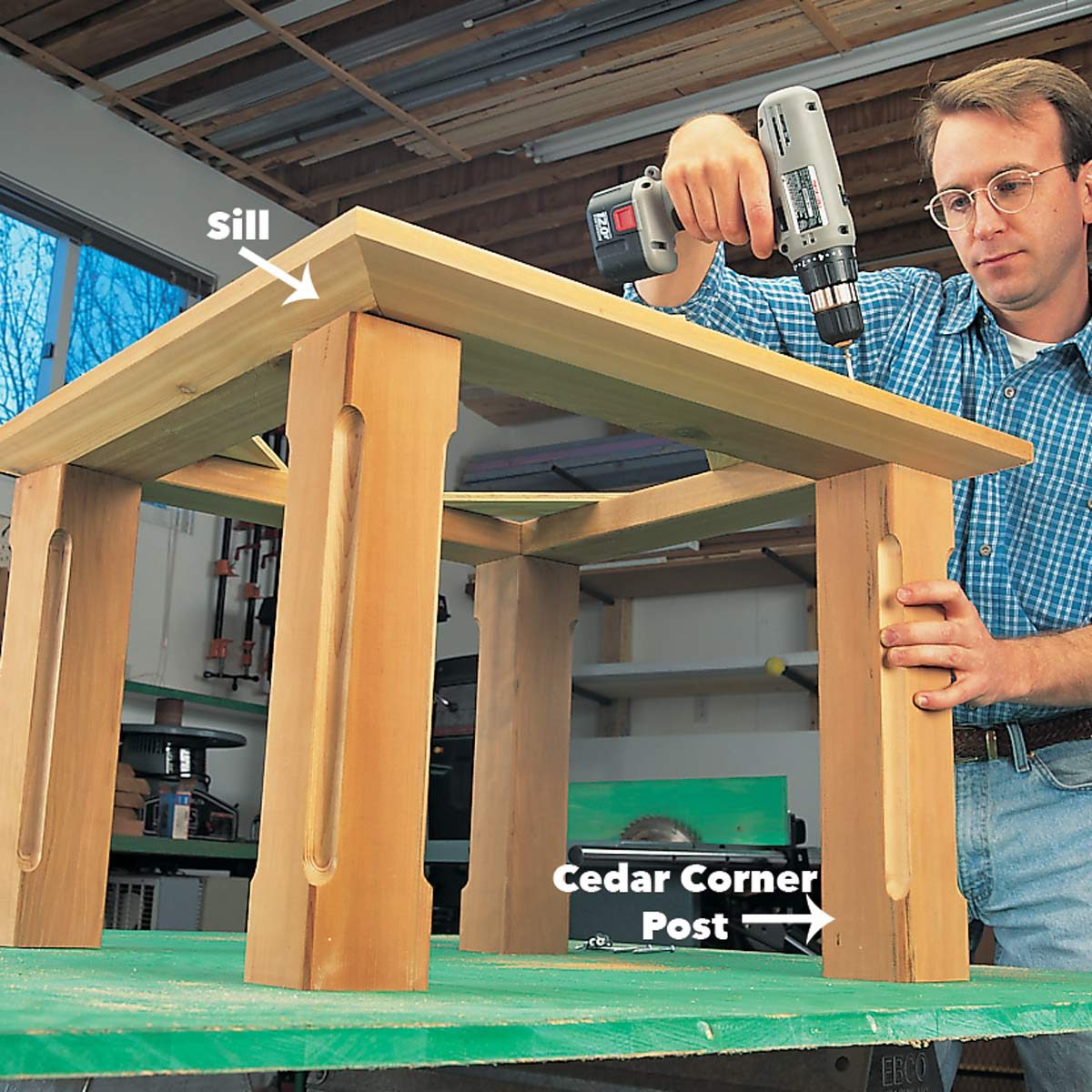 corner posts cupola