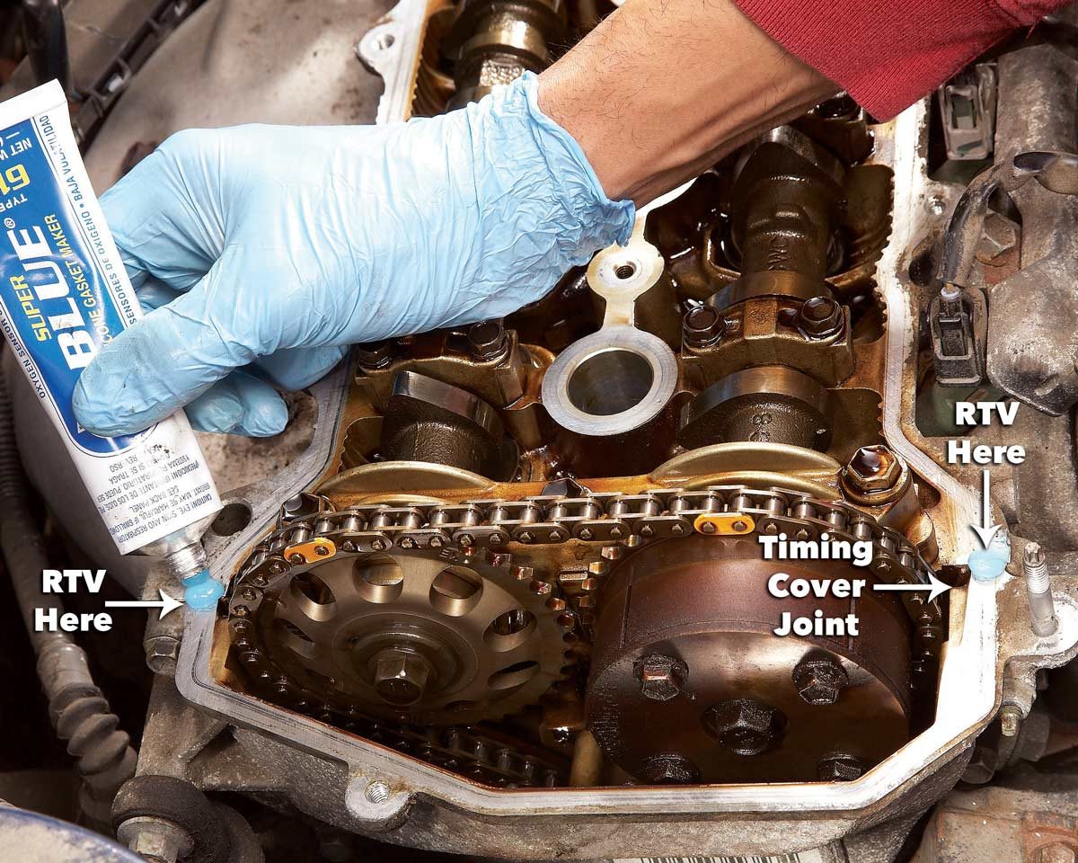 install new gasket valve cover