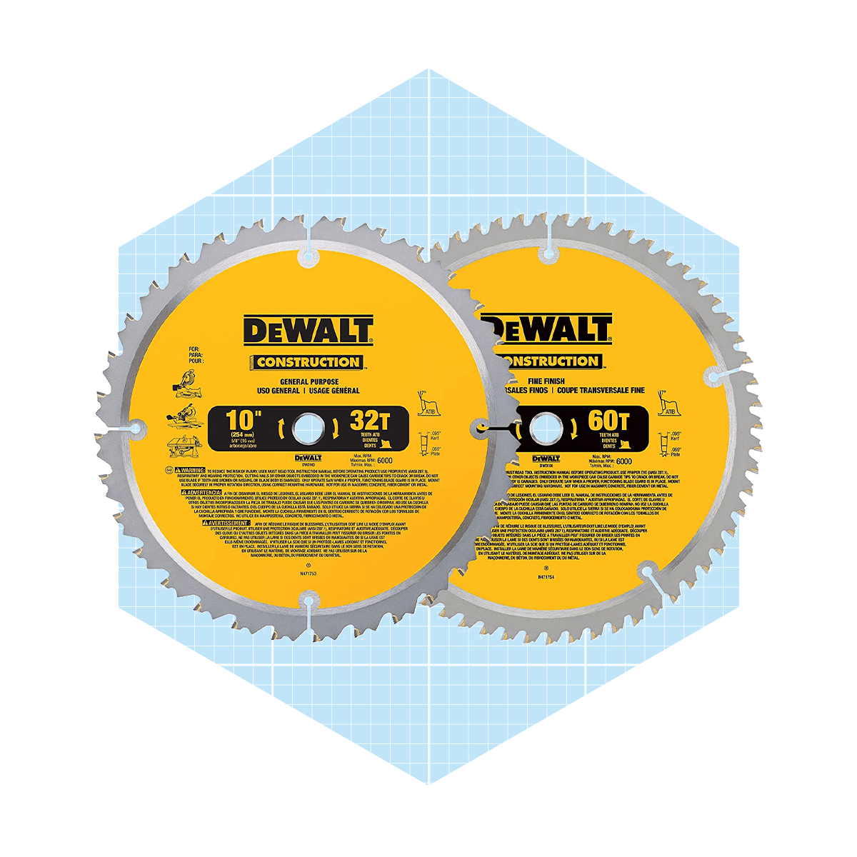 Dewalt 10 Inch Miter Saw Blades Ecomm Via Amazon.com