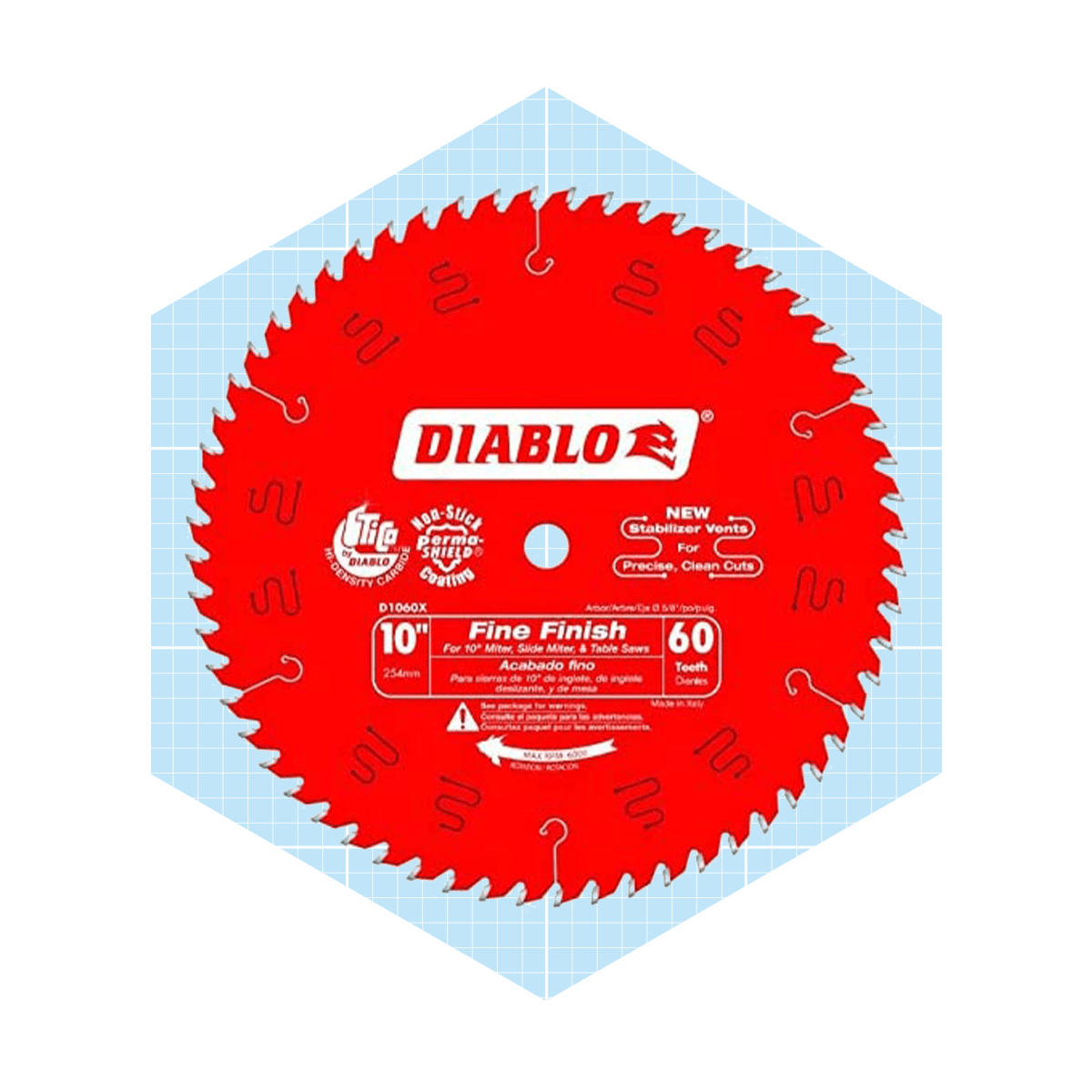 Diablo By Frued 60 Tooth Fine Finish Saw Blade Ecomm Via Amazon.com
