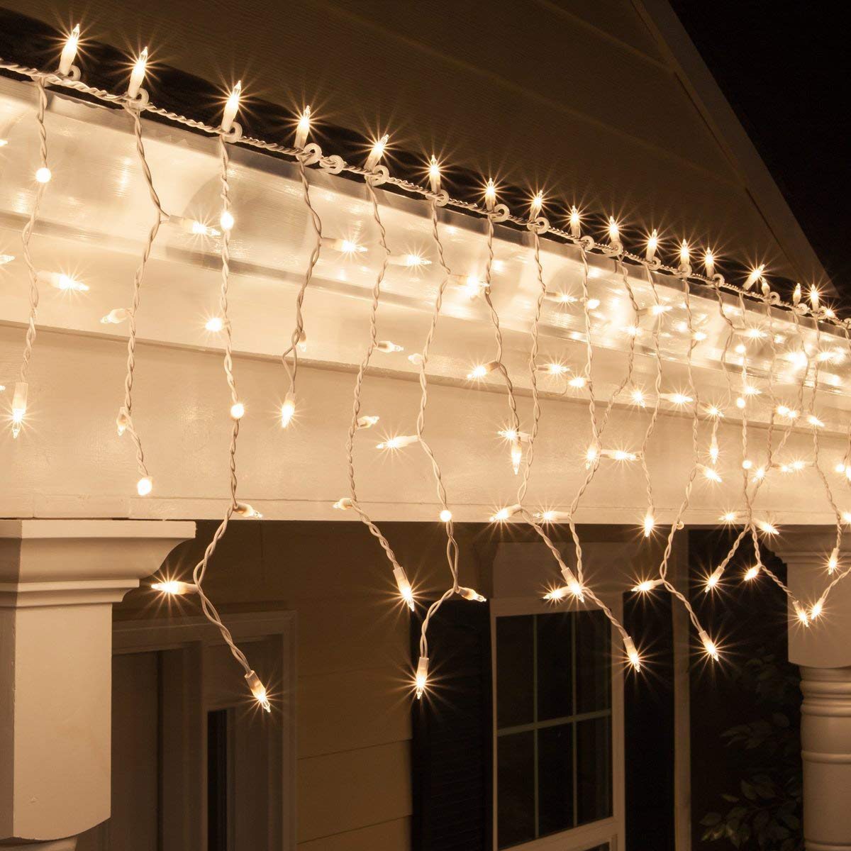 Icicle christmas lights