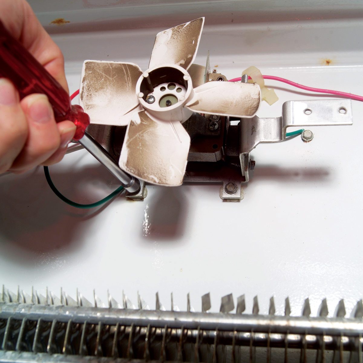 Remove the fan